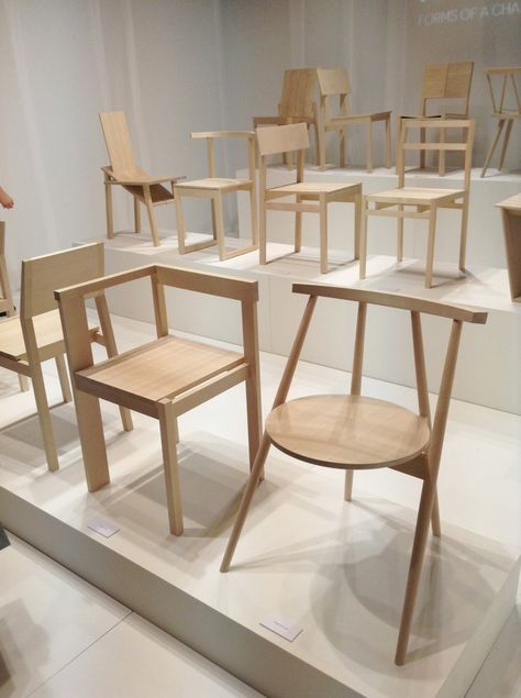 Wood Chairs Design, Aalto University, University Design, Wood Chair Design, Adirondack Chair Plans, Chair Design Wooden, Wooden Chairs, Furniture Showroom, Stand Design