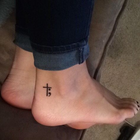 Colon Tattoo, Semi Colon, Semicolon Tattoo, Cross Tattoo, Skin Art, Piercing Tattoo, A Cross, First Tattoo, Meaningful Tattoos