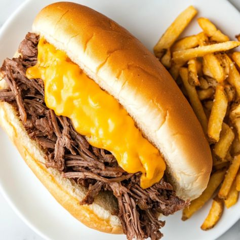 Copycat Arby’s Beef and Cheddar Recipe - The Fresh Man cook Arby's Beef And Cheddar Recipe, Arbys Beef And Cheddar, Beef And Cheddar, Rare Roast Beef, Cheddar Recipes, Sliced Roast Beef, Man Cooking, Bouillon Cube, Recipe Images