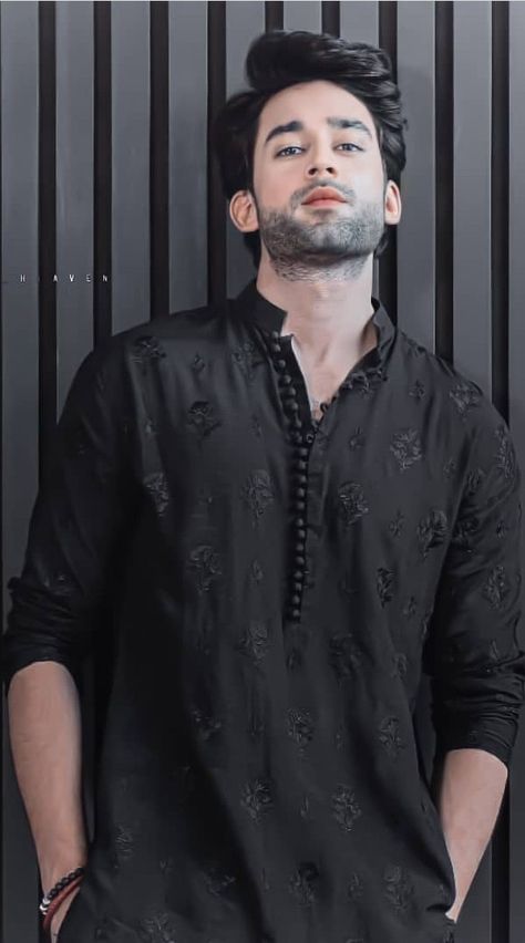 Panjabi Poses For Boys, Engagement Kurta For Men, Kurta Patterns For Men New, Black Kurta Designs Men's Style, Men Kurta Pajama Style, Stylish Kurta Pajama For Men, Men Kurta Designs Style, Kurta Designs Men's, Eid Kurta