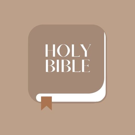 Bible App Icon, App Icon Brown, Christian Brown, Christian Apps, Bible Photos, Ipad Essentials, Shortcut Icon, Book Theme, Beige Icons:)