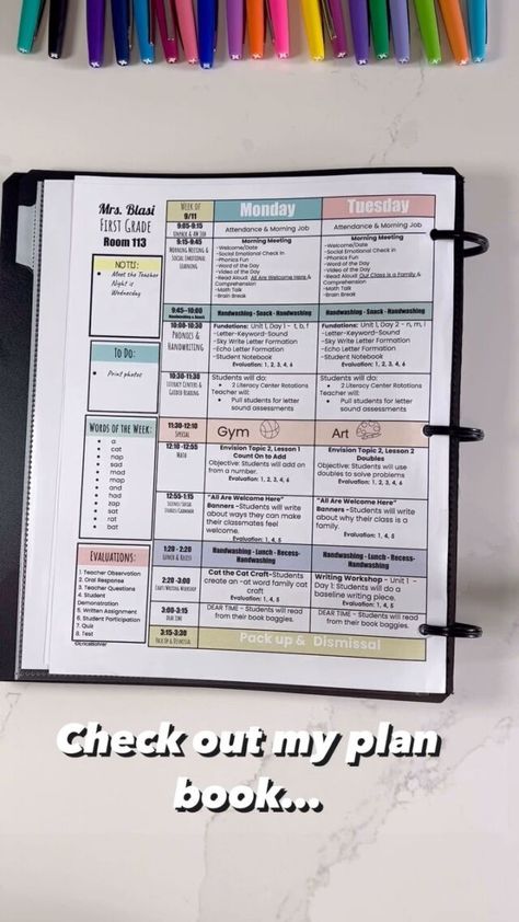 Grade 1 Year Plan, Lesson Plan 1st Grade, Teacher Lesson Plan Organization, 1st Grade Weekly Lesson Plan, Lesson Plans For First Grade, First Grade Daily Schedule, Lesson Plan First Grade, Ufli Foundations First Grade, Lesson Plans For 1st Grade