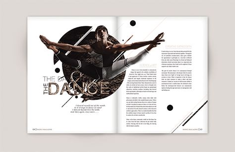 Dance Magazine on Behance Candle Logo Design, Magazine Design Cover, Candle Logo, Dance Magazine, Magazine Article, Curriculum Design, Dance Poster, Magazine Layout Design, Editorial Layout