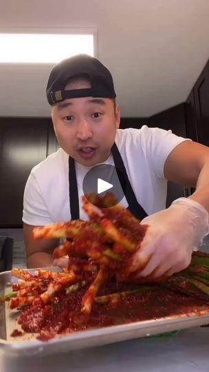 57K views · 1.1K reactions | PA-Kimchi Recipe!! 🔥👨🏻‍🍳🥬 aka green onion Kimchi: 파김치 You can make these with chives too~ You don’t have to ferment it for days like the traditional fermented kimchi. You can even start eating it after an hour but I prefer to ferment it for a day. Hope you enjoy!! Peace & Sarang ✌🏼❤. . . #kimchi #mukbang #scallion #greenonion #quickrecipe #easyrecipe #healthyrecipes #healthyrecipe #cooking #chef #cookingram #chefofinstagram #instafood #koreanfood #asianfood #koreanrecipe #asianrecipe #recipevideo #cookingvideo #recipe #korean #tiktokchef #tiktokrecipes #요리스타그램 #요리레시피 #김치 #파김치 #요리 #레시피 #chefchrischo | Chris Cho Pa Kimchi, Green Onion Kimchi, Onion Kimchi, Chris Cho, Recipe Korean, Fermented Kimchi, Kimchi Recipe, Cooking Chef, Green Onion