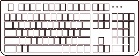 Blank pc keyboard icon illustration communication typing writing electronic technology equipment Keyboard Drawing, Cityscape Photos, Pc Keyboard, Heart With Arrow, Text Effects, Icon Illustration, Computer Keyboard, Aesthetic Pictures, Vector Art