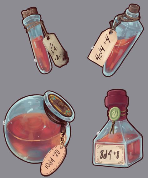 Find and follow posts tagged health-potions on Tumblr Ide Scrapbook, Bottle Drawing, Props Art, Fantasy Props, Dnd Art, Game Concept Art, D&d Dungeons And Dragons, Dungeons And Dragons Homebrew, Potion Bottle