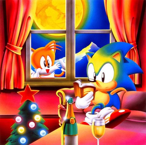 Sonic Christmas, Sonic Mania, Classic Sonic, Sonic Heroes, Christmas Game, Japanese Games, Blue Hedgehog, Sonic Adventure, Sonic Art