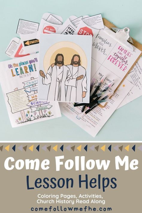 LDS Come Follow Me Printables. Doctrine and Covenants - Lesson 46 (November 8-November 14) - Come Follow Me FHE - comefollowmefhe.com Come Follow Me for Kids. Teaching kids about Come Follow Me. Primary lesson helps for Come Follow Me. Printables for Come Follow Me. Chruch history read along printables. Lds Sunday School, Sunbeam Lessons, General Conference Activities, Youth Lessons, Lds Primary Lesson Helps, Lds Primary Lessons, Lds Lessons, Doctrine And Covenants, Primary Lessons