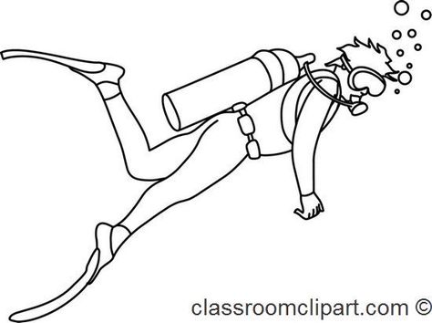 Scuba Diver Drawing, Diver Clipart, Diver Drawing, Scuba Tattoo, Scuba Diving Tattoo, Squirrel Clipart, Drawing Pics, Diver Art, Dove Tattoos