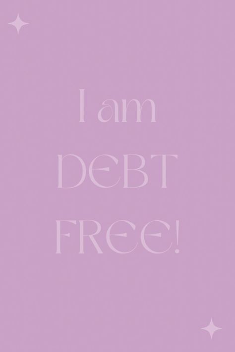 I am Debt Free! Vision Board Affirmation Better Credit Vision Board, Loans Paid Off Aesthetic, Higher Credit Score Aesthetic, 0 Credit Card Debt, 0 Debt Aesthetic, Credit Score Astethic, Budgeting Vision Board Pictures, Build Credit Aesthetic, Good Credit Vision Board