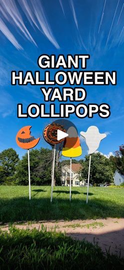 Isaac Alexander, Halloween Tutorial, Giant Candy, Candy Crafts, Diy Yard, Halloween Yard, Outdoor Halloween, Diy Halloween, Sabrina Carpenter