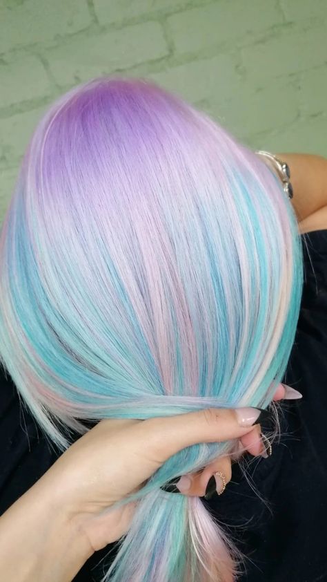 Bubble Gum Hair Color, Bubble Gum Hair, Unicorn Hair Color, Faded Hair, Colored Wigs, Unicorn Hair, Colorful Hair, Hair Coloring, Front Lace Wigs Human Hair