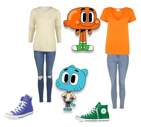 Gumball And Darwin Cosplay, Gumball And Darwin Costume, Darwin Cosplay, Gumball Costume, Gumball And Darwin, Matching Costumes, Character Inspired Outfits, World Of Gumball, The Amazing World Of Gumball