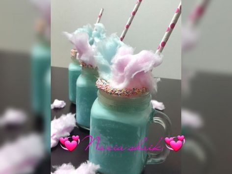 Cotton Candy Milkshake recipe by Nazia Shaik Cotton Candy Milkshake Recipe, Cotton Candy Milkshake, Candy Milkshake, Gum Recipe, Juices Recipes, Halaal Recipes, Milkshake Recipe Easy, Milkshake Recipe, Cotton Decor