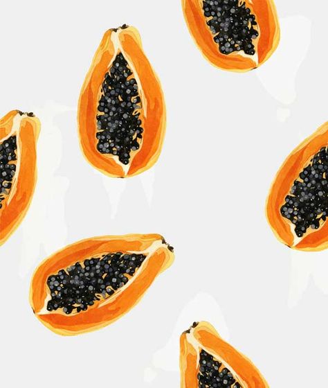 Fruit Wallpaper, Fruit Pattern, Pattern Illustration, Food Illustrations, Botanical Illustration, Surface Pattern Design, Flat Design, Surface Pattern, Watercolor Print