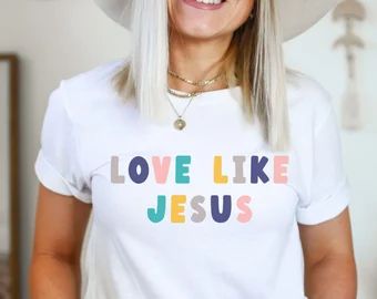 AllThingsIAm | Etsy Christian Tee Shirts, Love Like Jesus, Faith Clothing, Faith Tees, Christian Friends, King Shirt, Jesus Tshirts, Faith Shirt, Christian Tees