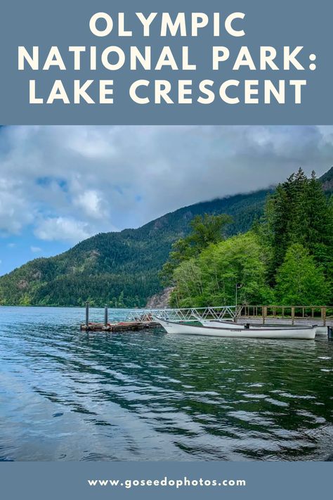 Lake Crescent, Crescent Lake, Port Angeles, 50 States, Olympic National Park, Beautiful Lakes, Crescent, Oh The Places Youll Go, Washington