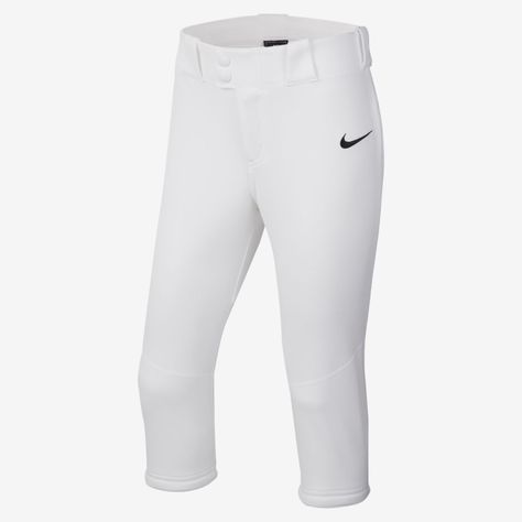 White Softball Pants How To Clean, Softball Pants, White Softball Uniforms, Nike Softball Pants, Fastpitch Softball Uniforms, Softball Gear, Softball Uniforms, Softball Outfits, Nike Vapor