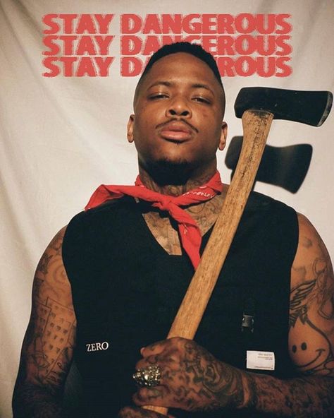 STAY DANGEROUS  8/3/2018 @YG - [ : @grantspanier ] - #YG #STAYDANEGOROUS Yg 4hunnid, Stay Dangerous, 4 Hunnid, Yg Rapper, Artist Wallpaper, Rapper Art, Music Collage, Hip Hop Albums, Gangsta Rap