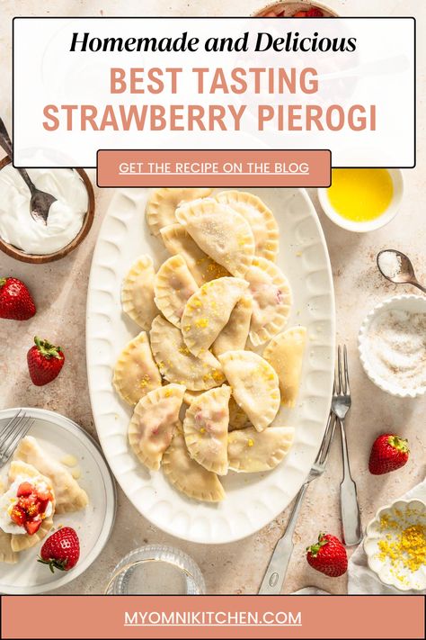 Learn the secrets to making the perfect strawberry filling for your pierogies. These tips will ensure your pierogies are bursting with flavor!  #HomemadePierogies #StrawberryPierogi #Pierogi #PolishCuisine #PierogiTruskawkowe #SummerRecipes #Truskawki #Strawberries Pierogi Recipe, Butter Substitute, Flax Egg, Strawberry Filling, Lemon Extract, Dairy Free Options, Bean Paste, Latest Recipe, Cooking Instructions