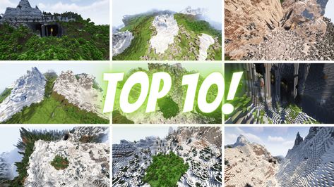 Top 10 Best Mountain Seeds For Minecraft (1.20.1, 1.19.4) - Java/Bedrock Edition