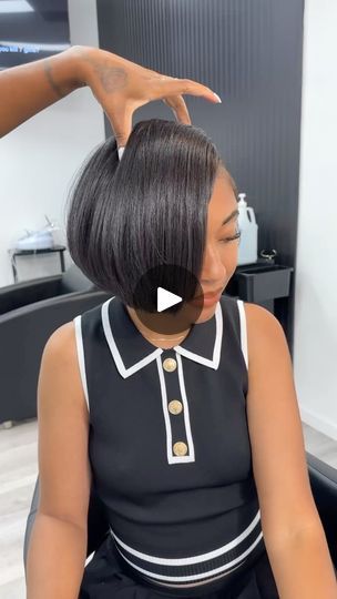 101K views · 1.1K reactions | We love a team effort with a beautiful outcome! 🔥  @jazz.twelve12 on the cut.  @hair.journies on the silk press & curls.   @twelve12___ on the hair care!  #thecutlife #silkpress #bluntbob #bobhaircut #blunthaircut #boblife | The Cut Life Silk Press Curls, Cut Life, Team Effort, Silk Press, Cut Hair, Natural Baby, Bobs Haircuts, Love A, Our Love