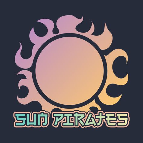 Sun Pirates One Piece, Sun Pirates Tattoo, One Piece Logo, Pirate Tattoo, One Piece Fanart, One Piece Anime, Peace Symbol, Tshirt Designs, One Piece