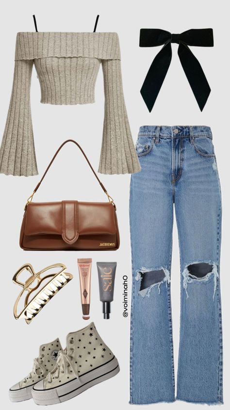 @voiminah0 Fall Outfits For School, Outfits For School, Outfit Inspo Casual, Trendy Outfits For Teens, Cute Fall Outfits, Mein Style, Elegantes Outfit, Simple Trendy Outfits, Cute Everyday Outfits