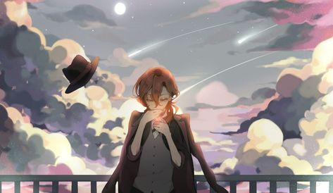 Rat Dog, Chuuya Nakahara, Silly Dogs, Dog Biting, Old Anime, Bongou Stray Dogs, Wallpaper Pc, Scenery Wallpaper, Anime Scenery