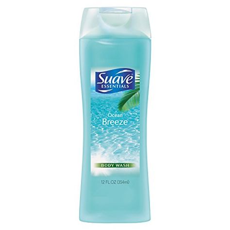 Suave Essentials Body Wash Ocean Breeze 12 oz Pack of 6 * Check this awesome product by going to the link at the image. Sea Algae, Liquid Body Wash, Mens Body Wash, Natural Body Wash, Body Shampoo, Silky Skin, Organic Sugar, Ocean Breeze, Natural Body