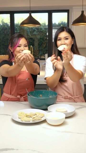 My Nguyen on Instagram: "Only 3 days away from cookbook release on Oct. 15th! Comment Cookbook and I’ll DM you a direct link to order or click the link in my bio. The Pan Fried Pork and Shrimp Dumplings are from my new Cookbook “Healthy My Way” with special appearance from my friend @stephvnietea. Over 100 recipes that are simple to follow and ingredients that are easy to find. #dumplings #wontons #asianrecipes #cookbook #recipevideo" Vietnamese Egg Rolls, Kung Pao Chicken Recipe, Asian Breakfast, Restaurant Style Recipes, Shrimp Dumplings, Black Pepper Chicken, Homemade Chinese Food, Dark Soy Sauce, Chicken Bouillon