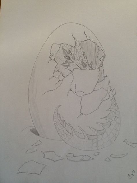 Dragon egg, pencil on paper  #drawing #sketch #dragon Dragon Egg Drawing, Dragon Egg Art, Saphira Dragon, Sketch Dragon, Hatch Drawing, Dragon Base, Dragon Sketch, Painting Art Lesson, Dragon Egg