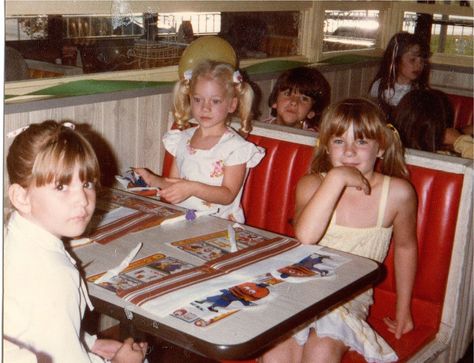 My cousins at my McDonald's birthday party in 1982. 1982 Aesthetic, Mcdonald's Birthday Party, British 90s, Nostalgia Pictures, Mcdonalds Birthday Party, Nostalgia Aesthetic, Kid N Teenagers, Vintage Birthday, 90s Nostalgia