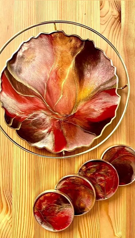 Pigment Coloring, Autumn Vibes, Handmade Business, Fall Vibes, Resin Art, Fall Colors, Art Supplies, On Instagram, Instagram