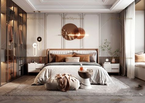 [Free3dmodels] MODEL 3D Bedroom – Model3dpro.com American Classic Bedroom, European Bedroom, Luxury Bedroom Design, Bedroom Decor Design, Classic Bedroom, Bedroom Bed Design, Bedroom Furniture Design, 3d Warehouse, New Classic