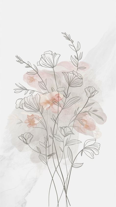 Experience the perfect blend of purity and sophistication with our elegantly minimalist white iPhone wallpaper. The pristine, soft white background exudes tranquility, while delicate line art of intertwining flowers in light pastel tones adds an artistic touch without overwhelming the simplicity. The gentle watercolor wash and faint marble effect create depth and interest, enhancing the clean, serene, and refined aesthetic. Ideal for those who appreciate style and elegance seamlessly intertwined with a subtle artistic flair. Gentle Wallpaper Iphone, White Minimalist Wallpaper Iphone, Flowers Minimalist Wallpaper, Wallpaper Iphone Elegant, Cute Aesthetic Wallpaper Iphone Pastel, Marble Aesthetic Wallpaper, Elegant Wallpaper Iphone, Minimal Wallpaper Aesthetic, White Iphone Wallpaper