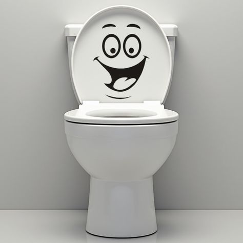 🚽 Bring Joy to Your Bathroom with Humorous Vinyl Toilet Decal Stickers! Brighten every day with a burst of fun using our comedic cartoon face vinyl toilet decal stickers! Tailored to inject a spirit of lightheartedness into your bathroom, these unique decals showcase different funny faces, turning ordinary toilet trips into moments of pure delight.  🌟 Features & Benefits: - Instant Cheer: Elevate the mood in any bathroom with silly anime faces, each designed to entertain and amuse anyone who walks in. - Pure Fun: Each comes with a pre-designed hilarious face, adding a consistent element of cheer. - Durable & Resilient: Crafted from superior vinyl, these stickers are water and humidity resistant, ensuring they stand the test of time in the most challenging environment of your home. - Simp Bathroom Vinyl Decals, Silly Anime, Toilet Decals, Donut Stand, Toilet Decor, Bathroom Vinyl, Unique Decals, Toilet Humor, Candle Pedestal