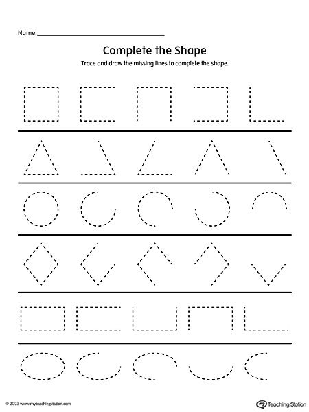 Shapes Drawing For Kids, Sentra Balok, Painting Worksheet, Rukun Negara, Shape Worksheet, Kinds Of Lines, Line Tracing Worksheets, Baby Books Diy, Trace And Color