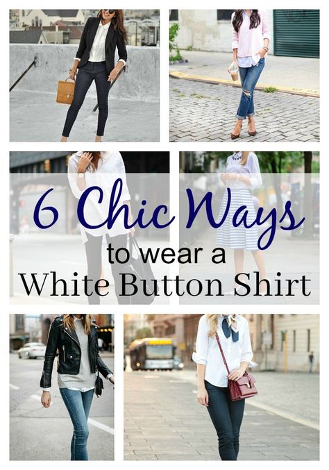 White Dress Shirts Women's, Ladies White Shirt Outfit, Styling White Shirt For Work, Long White Shirt Outfit Winter, Ways To Wear A White Shirt, How To Wear Oversized White Button Down Shirt, How To Style White Shirt And Jeans, Style White Button Down Shirt Women, White Mens Shirt Women Outfit