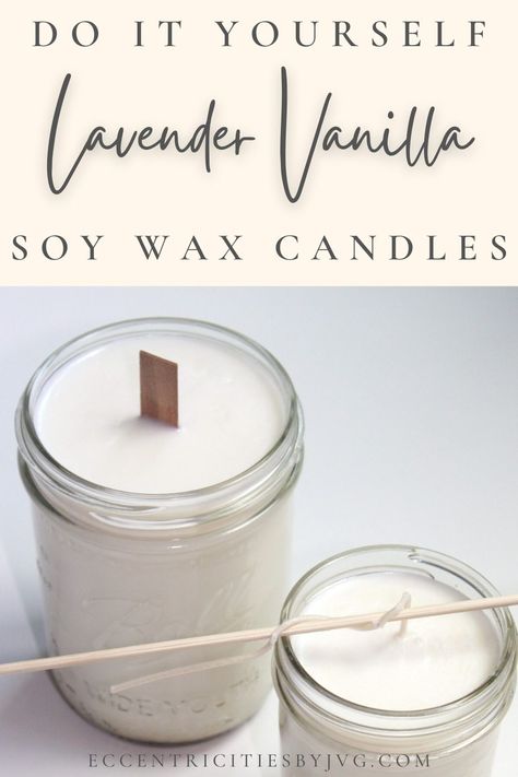 Soy Candle Recipe, Lavender Candles Diy, Essential Oil Candle Recipes, Soy Wax Candles Diy, Homemade Candle Recipes, Essential Oil Candles Diy, Candle Scents Recipes, Candle Making For Beginners, Wax Candles Diy