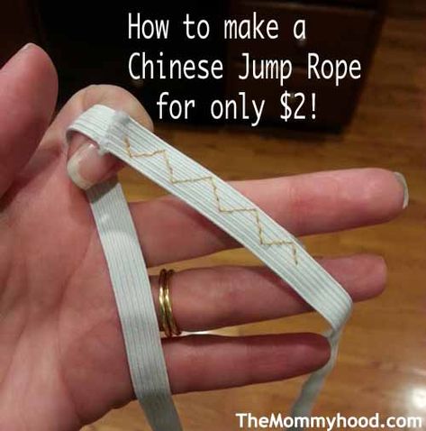 How to Make A Chinese Jump Rope...(I just tied mine together when I was a kid!) Chinese Jump Rope, Chinese Activities, Backyard Beach Party, Creative Movement Activities, Physical Literacy, Orff Activities, Music Education Games, Creative Movement, Health And Physical Education