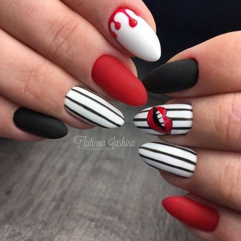 Unghie Nail Art, Wow Nails, Her Nails, Black Nail, Funky Nails, Fall Nail Designs, Nail Polishes, Stiletto Nails, Cute Acrylic Nails