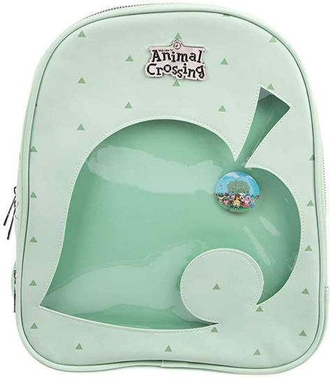 Backpack With Pins, Animal Crossing Leaf, Brand New Animal, Nintendo Switch Animal Crossing, Disney Pins Trading, Mens Backpack Travel, Backpack Pins, Backpack Reviews, Image Chat