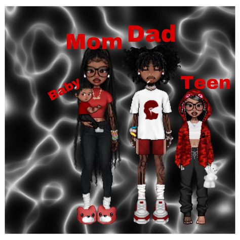 Baddie Family, Black Family Cartoon, Black Bratz, Black Bratz Doll, Kaws Wallpaper, Bratz Doll Outfits, Imvu Outfits, Imvu Outfits Ideas Cute, Everskies Outfits