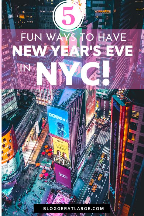 If you're thinking of heading to New York City for New Year's Eve, this post has 5 really great ideas for things to do to make sure you never forget seeing the new year in!  #NYEinNYC #NewYearsEve #NYC #NewYorkCity New Year’s Eve New York, Nye In Nyc, New York New Years Eve, New York Trip Planning, New Years Eve Events, New York City Night, New York City Vacation, Nyc With Kids, Retirement Travel