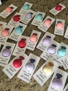 Chapstick Bridal Shower Favor, Bridal Party Prizes, Hen Do Favour Ideas, Bridal Shower Keepsake For Bride, Bridesmaid Favors Ideas, Party Favors Bridal Shower Ideas, Bridal Shower Party Favours, Bridal Party Favors Ideas, Kiss The Miss Goodbye Bridal Shower Ideas