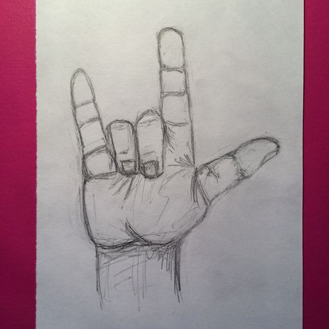 American Sign Language drawing art. Asl ily sign. I love you. :) I Love You Sign Language Drawing, Asl Drawing, Sign Language Drawing, Language Drawing, Sign Language Art, Soft Pastels Drawing, I Love You Signs, Asl Sign Language, Asl Signs