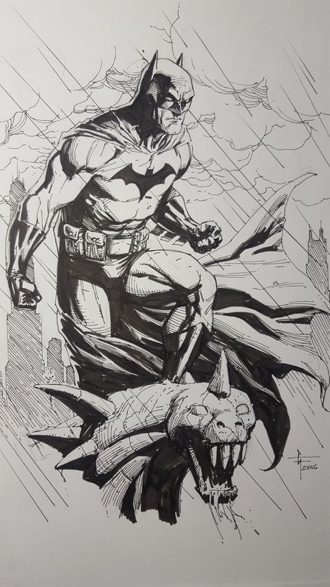 Gary Frank - Batman (Hush) Comic Art Gary Frank, Batman Hush, Batman Tattoo, Doctor Doom, Comic Book Art Style, Batman Artwork, Artist Sketches, Batman Art, Iron Fist