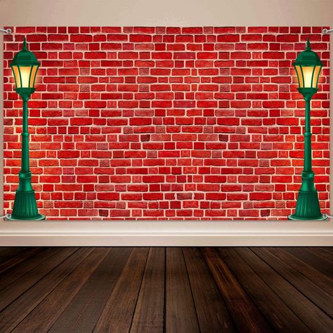 Brick Wrapping Paper, Fake Brick Wall, Brick Wall Decor, Fake Brick, Christmas Party Backdrop, Brick Wall Backdrop, Brick Backdrops, Red Brick Walls, Brick Background