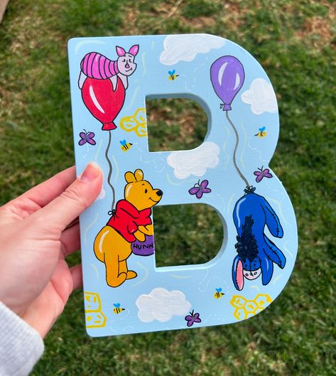 🍯✨ Custom wooden letters inspired by the beloved Winnie the Pooh! For @lauren_berends_regler 🐻🍯 Perfect for nurseries, kids’ rooms, or as a special gift. Swipe to see how each letter brings the Hundred Acre Wood to life! 🌳💛 Which character is your favorite? Let me know in the comments! 👇 #WinnieThePooh #CustomLetters #NurseryDecor #Handmade #createdbykatie #DisneyInspired